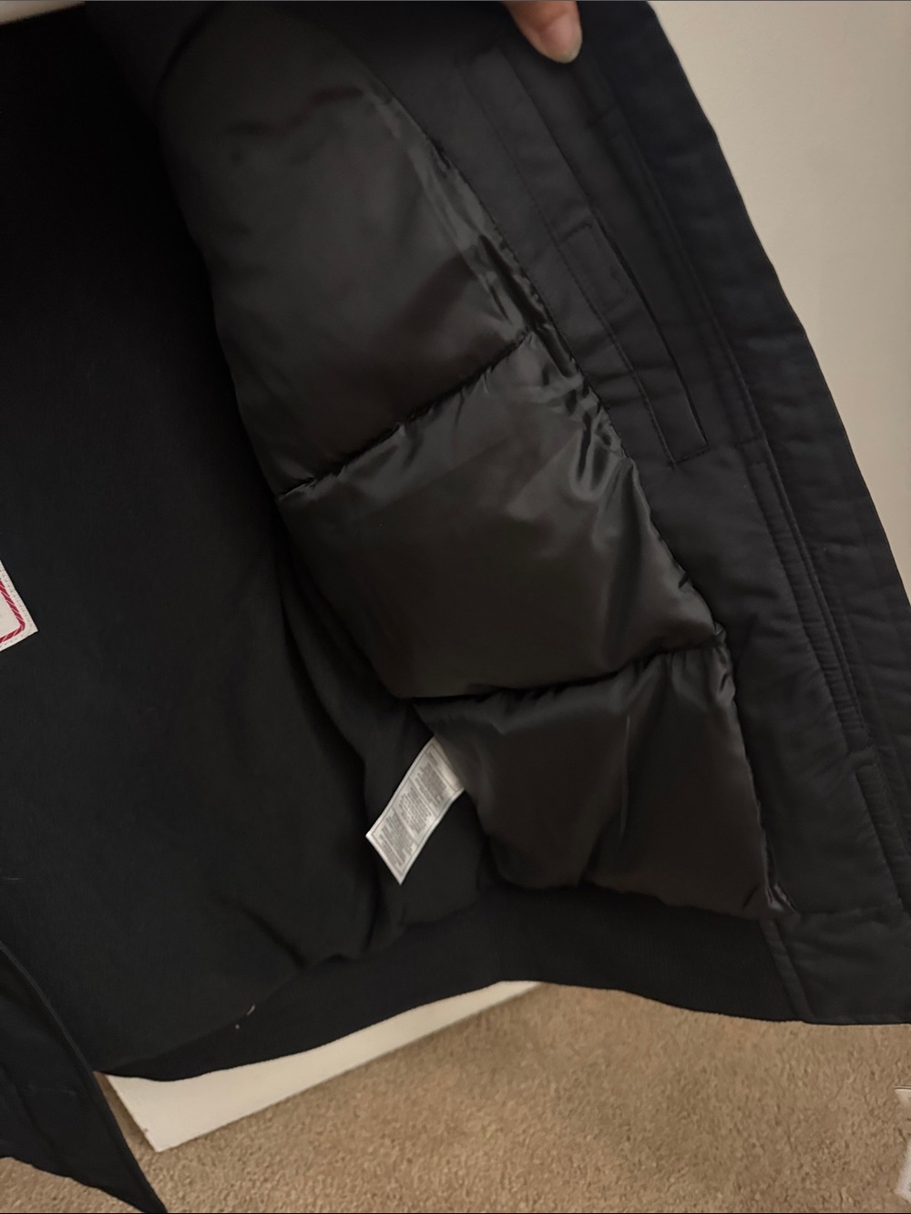 Canada Goose Women's Black Hooded Puffer Jacket with Fur Trim - Picture 11 of 15